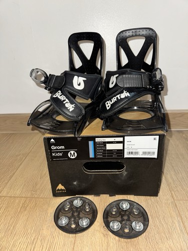 Burton grom snowboard bindings - snowboard,