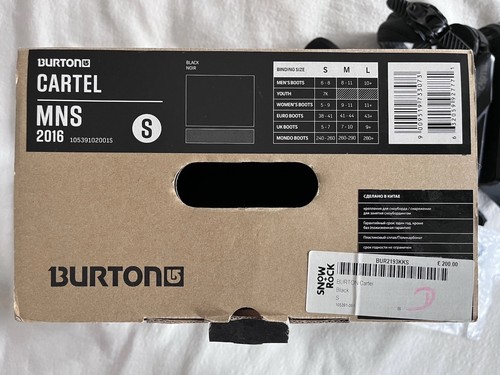 Burton cartel snowboard - cartel,